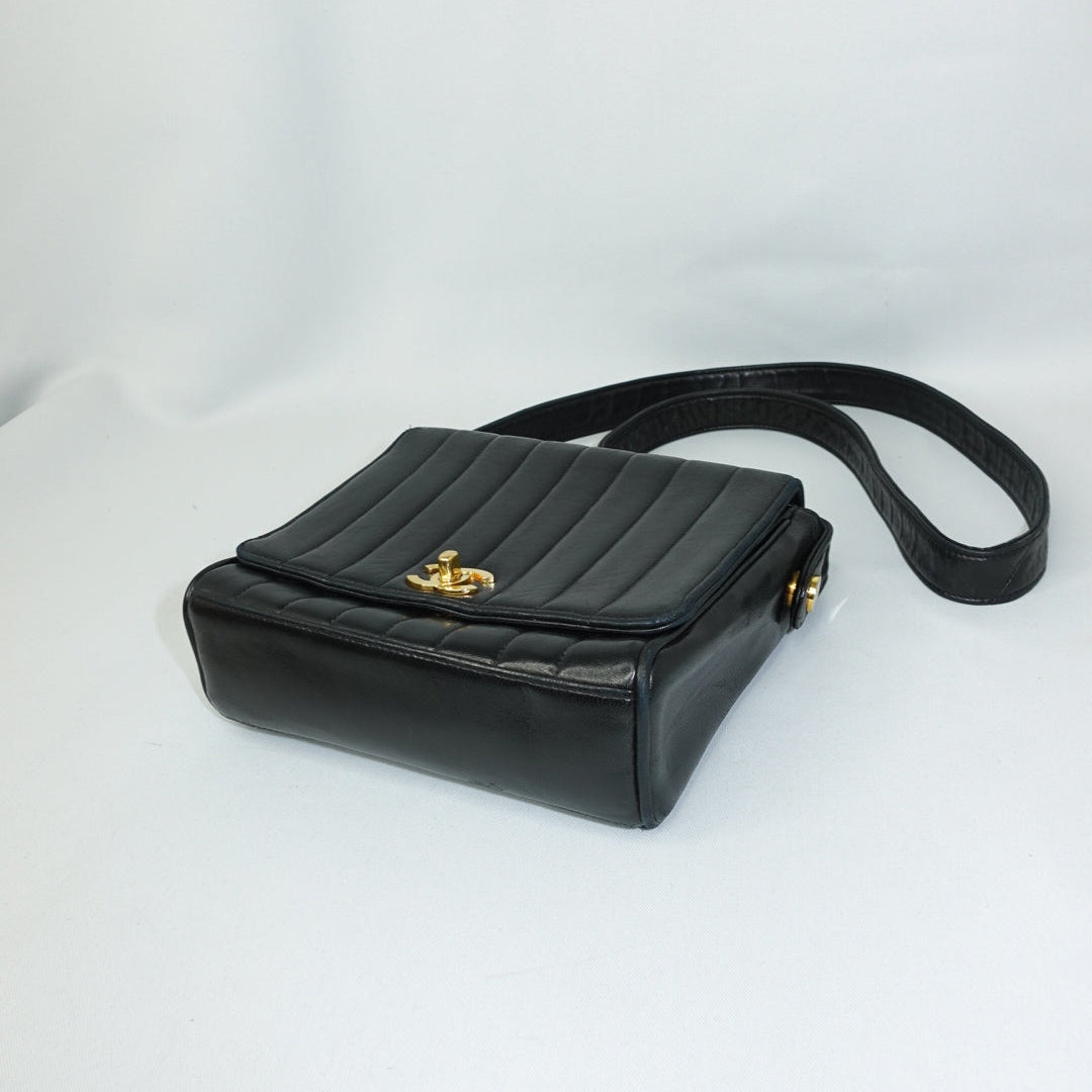 Chanel Black Messenger Bag