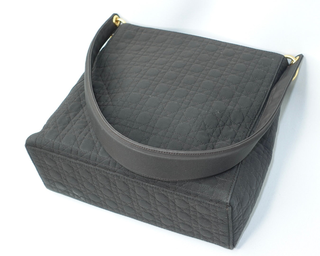 Christian Dior Canage Black Shoulder Bag