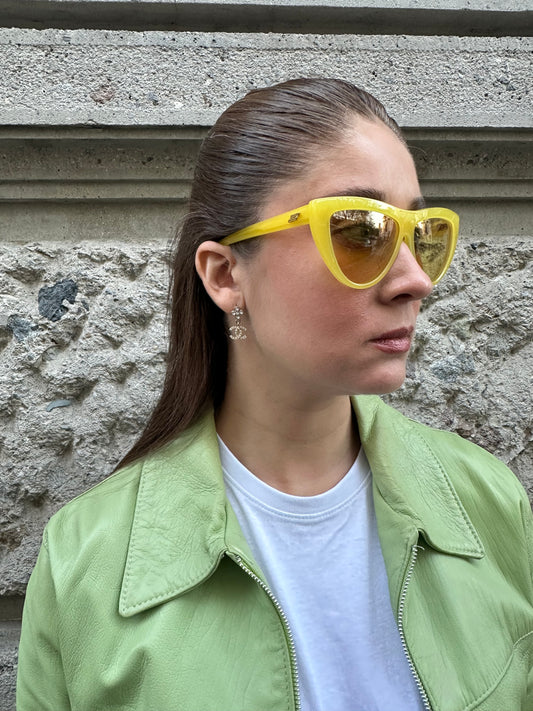 Bottega Veneta Yellow Sunglasses