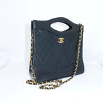 vintage chanel 2 way lambskin bag