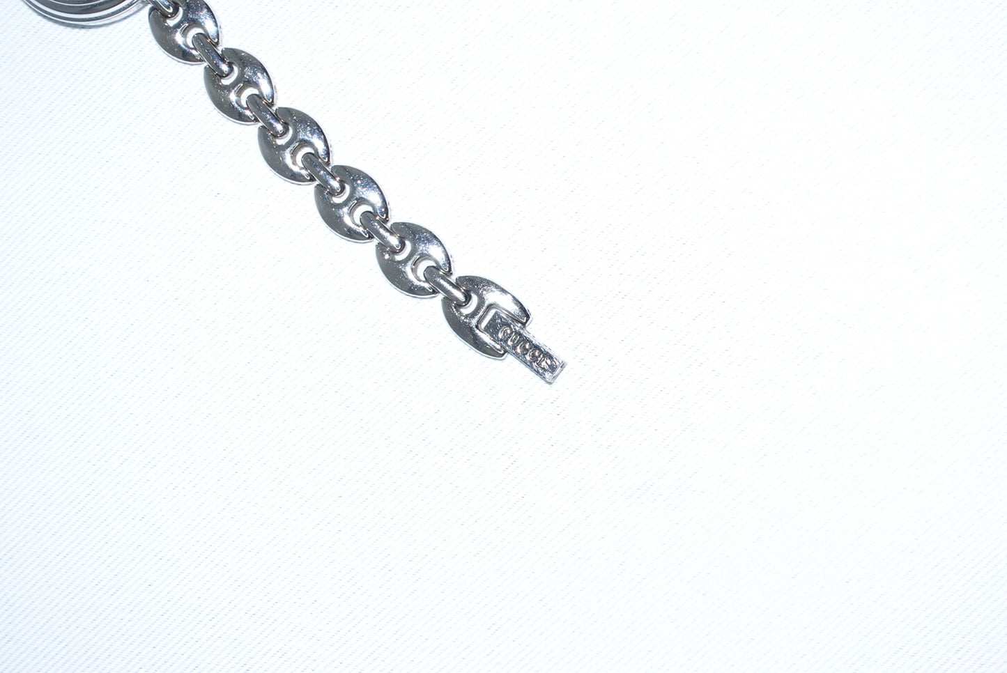 Gucci Bezel Silver Bracelet Vintage Round Watch