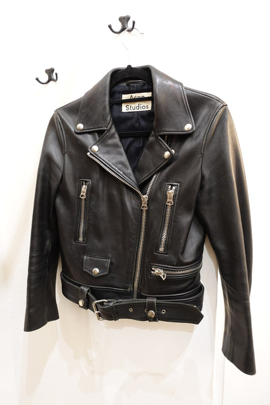Acne Studios Leather Moto Jacket
