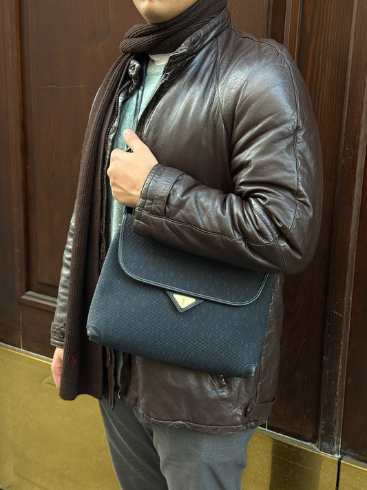 Yves Saint Laurent Vintage Navy Crossbody Bag