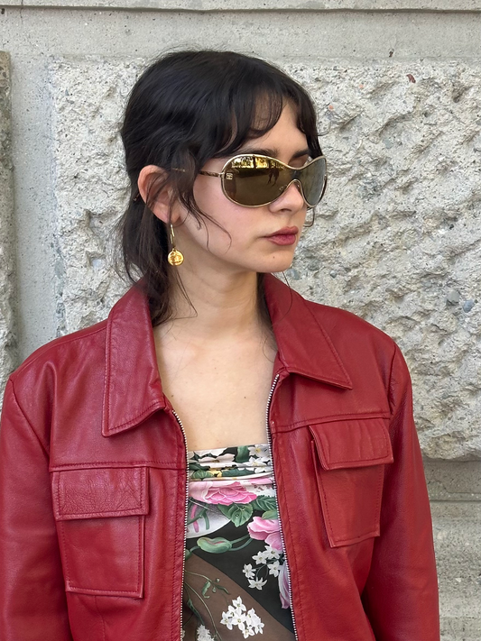 Chanel Golden Sunglasses