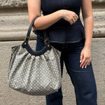 Louis Vuitton MM Idylle Hobo Bag worn view showing size and fit