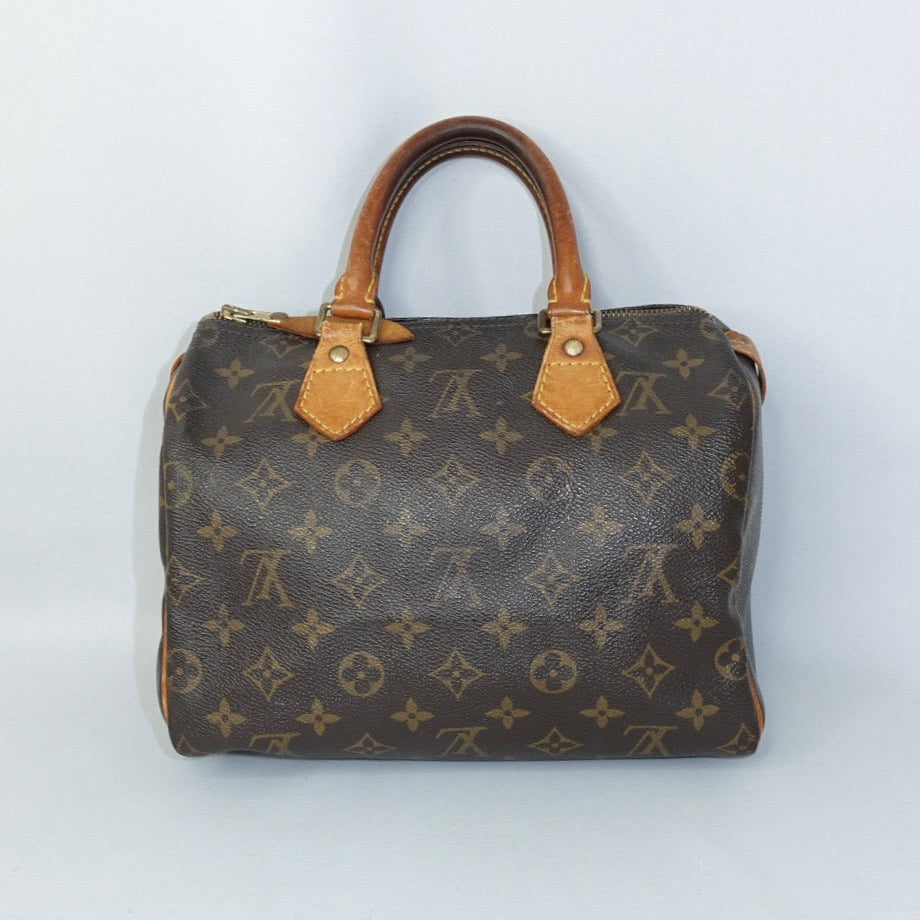 louis vuitton speedy 25 monogram canvas vintage bag
